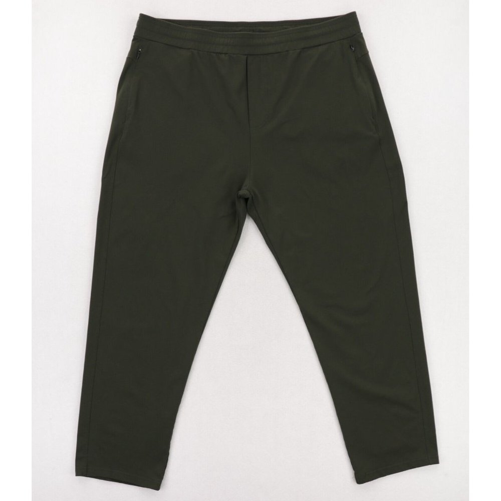 Public Rec All Day Every Day Joggers Pants Men's 42 X 28 Green Stretch Gym